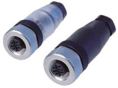 现场接线式IO连接器-直线孔端M12(F)